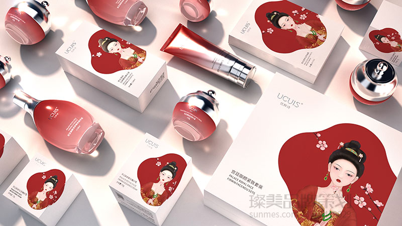 ucuis 插畫國(guó)潮風(fēng)化妝品包裝設(shè)計(jì)圖03