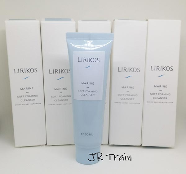 儷瑞思LIRIKOS潔面乳包裝盒設(shè)計圖02