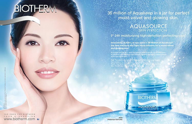 biotherm碧歐泉最新包裝創意海報設計欣賞01